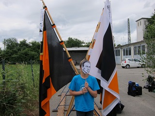 Foto von den Meitinger Kolping-Bannern